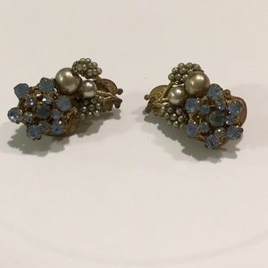 Vintage and Signed Miriam Haskell Earrings